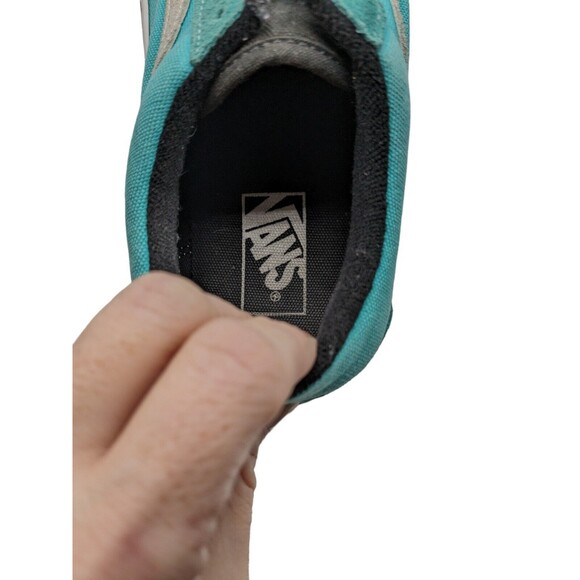 Women's Size 10, Men's Size 8.5 VANS Ward Canvas Lo Sneakers Blue Unisex EUC - Picture 15 of 16